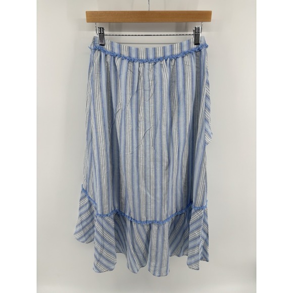 NWOT Anthropologie Moon River Ruffle Midi Skirt Sz S Coastal Cowgirl Boho - Picture 5 of 10